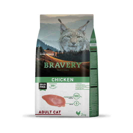 BRAVERY CHICKEN ADULT CAT 2 KG