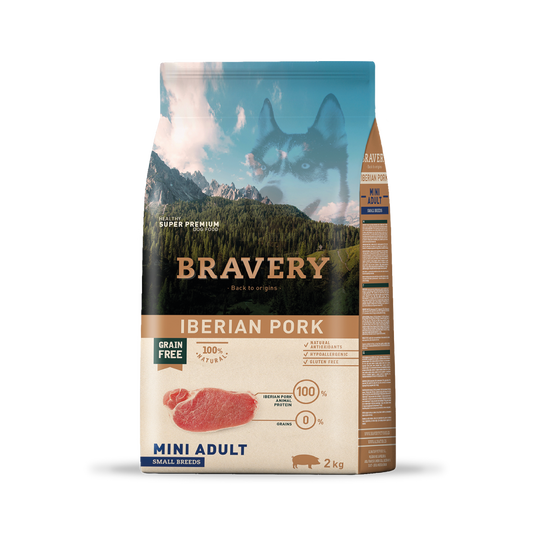 BRAVERY IBERIAN PORK MINI ADULT SMALL BREEDS 2 KG