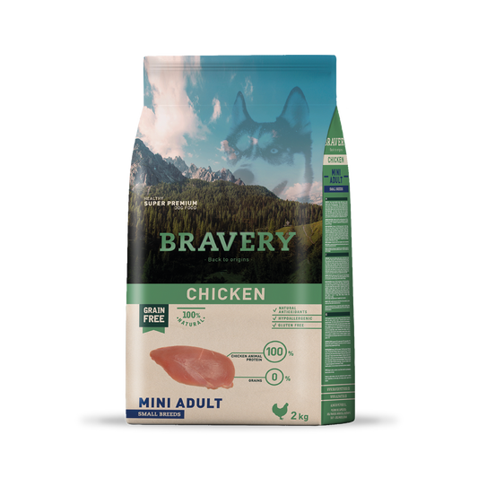 BRAVERY CHICKEN MINI ADULT SMALL BREEDS 2 KG