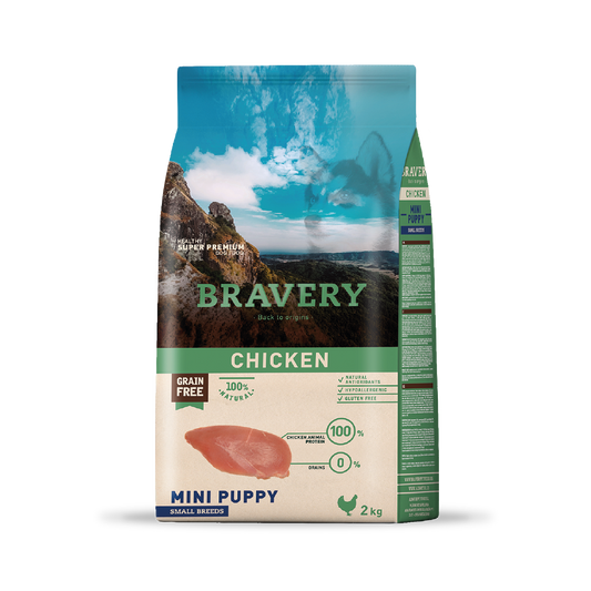 BRAVERY CHICKEN MINI PUPPY SMALL BREEDS 2 KG