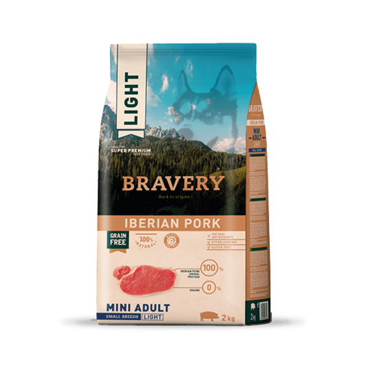 BRAVERY LIGHT IBERIAN PORK MINI ADULT SMALL BREEDS 2 KG