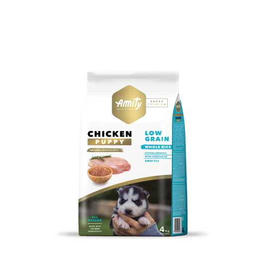 AMITY SP LOW GRAIN CHICKEN PUPPY 4 KG