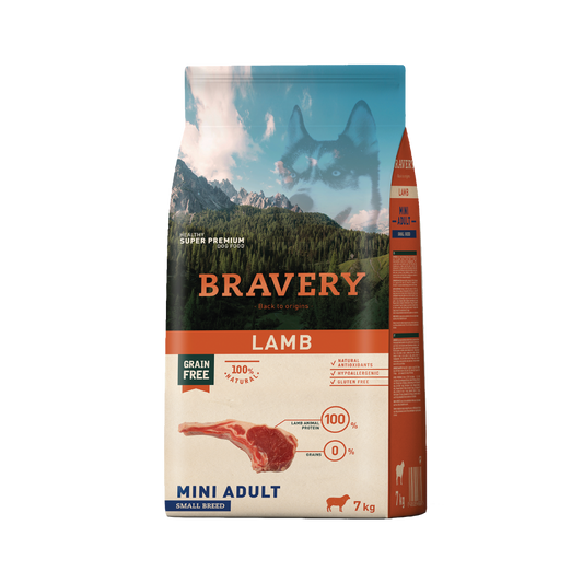 BRAVERY LAMB MINI ADULT SMALL BREEDS 7 KG