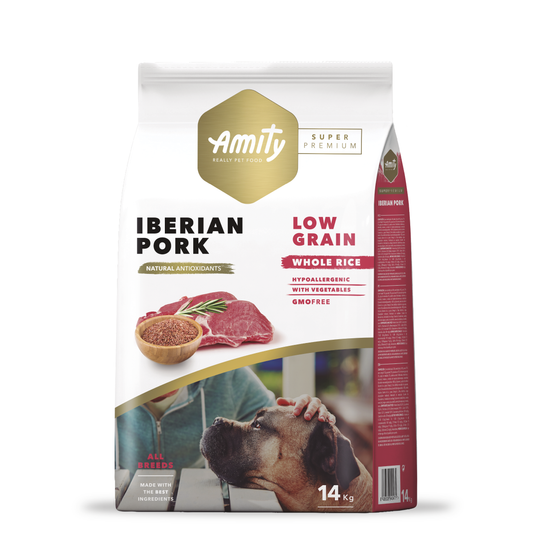 AMITY SP LOW GRAIN IBERIAN PORK ADULT 14 KG