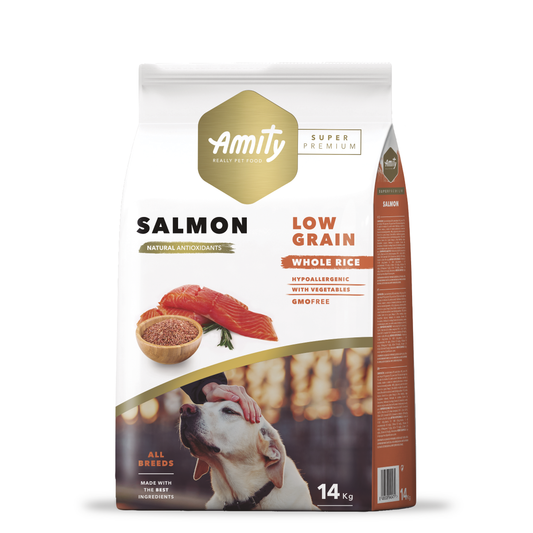 AMITY SP LOW GRAIN SALMON ADULT 14 KG