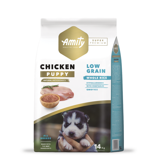 AMITY SP LOW GRAIN CHICKEN PUPPY 14 KG