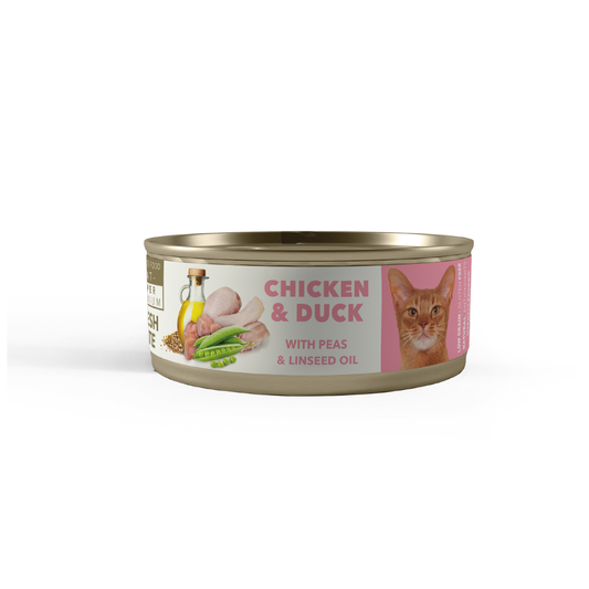 AMITY CHICKEN AND DUCK ADULT CAT WET FOOD 80 GR