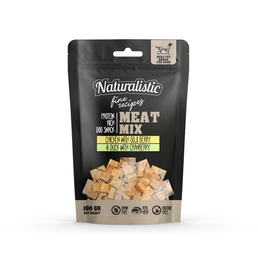 NT FINE RECIPE MEATMIX CHICKEN W/GOJI & DUCK W/CRAN, 100 GR