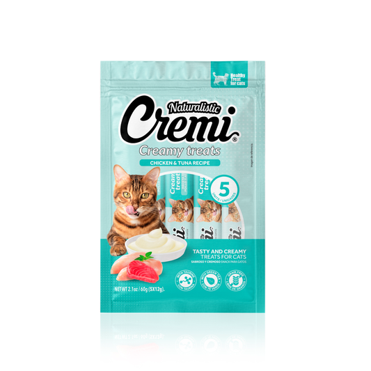 NT CREMI CHICKEN & TUNA RECIPE, 5 SACHET