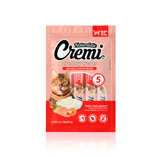 NT CREMI SALMON & SHRIMP RECIPE, 5 SACHET