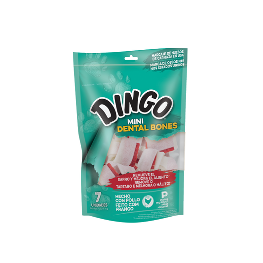 DINGO DENTAL MINI BONES, 70 GR, 7 UN