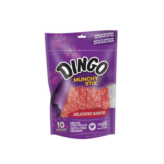 DINGO MUNCHY STIX, 90 GR, 10 UN