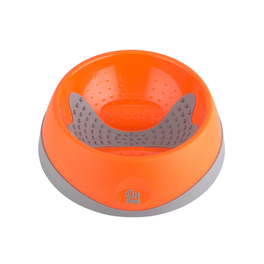 LM OH BOWL MEDIUM ORANGE FOR DOG