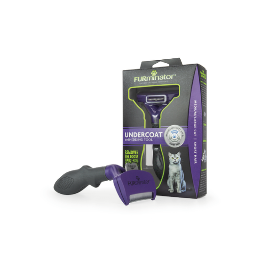 FURminator SHORT HAIR deShedding Tools FOR CAT, MD/LG