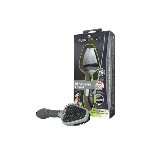 FURminator DUAL GROOMING BRUSH DOG/CAT