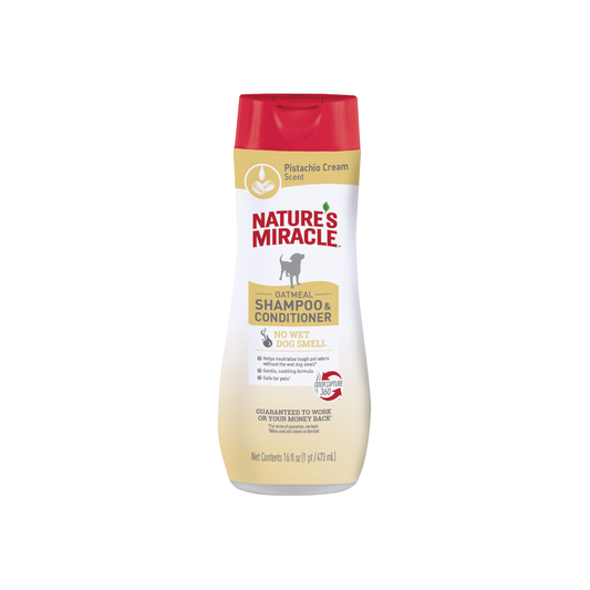 NM SHAMPOO Y ACONDICIONADOR AVENA, CREMA DE PISTACHO, 473 ML